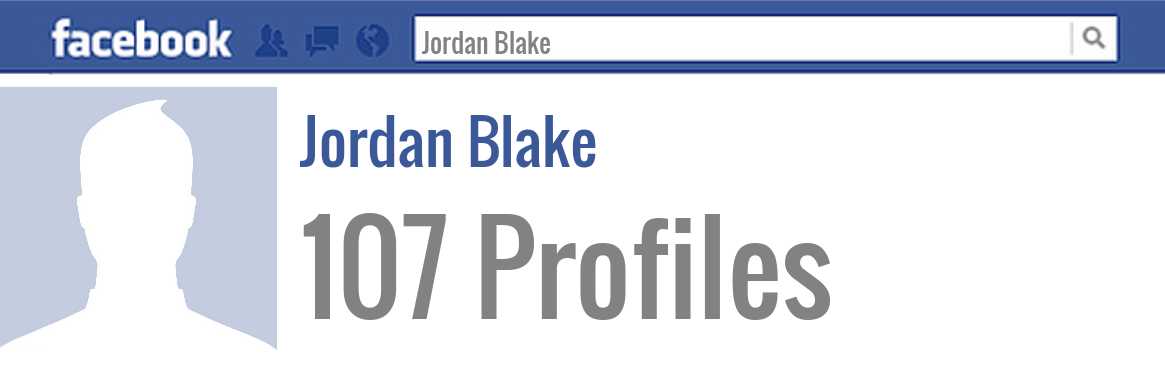 Jordan Blake facebook profiles