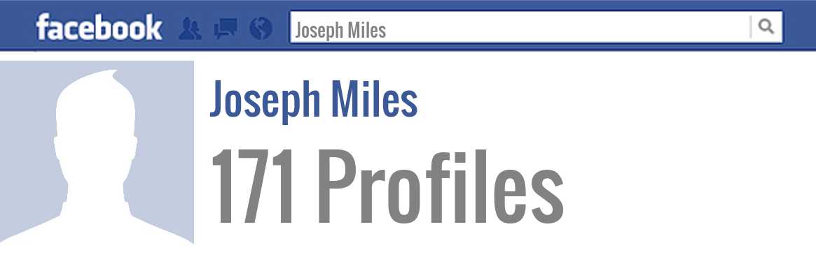 Joseph Miles facebook profiles