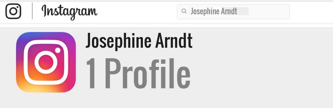 Josephine Arndt instagram account