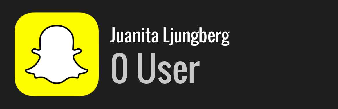 Juanita Ljungberg snapchat