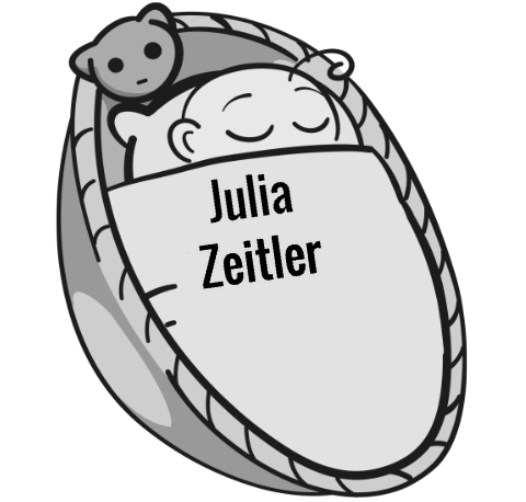 Julia Zeitler sleeping baby