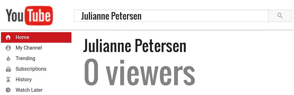 Julianne Petersen youtube subscribers