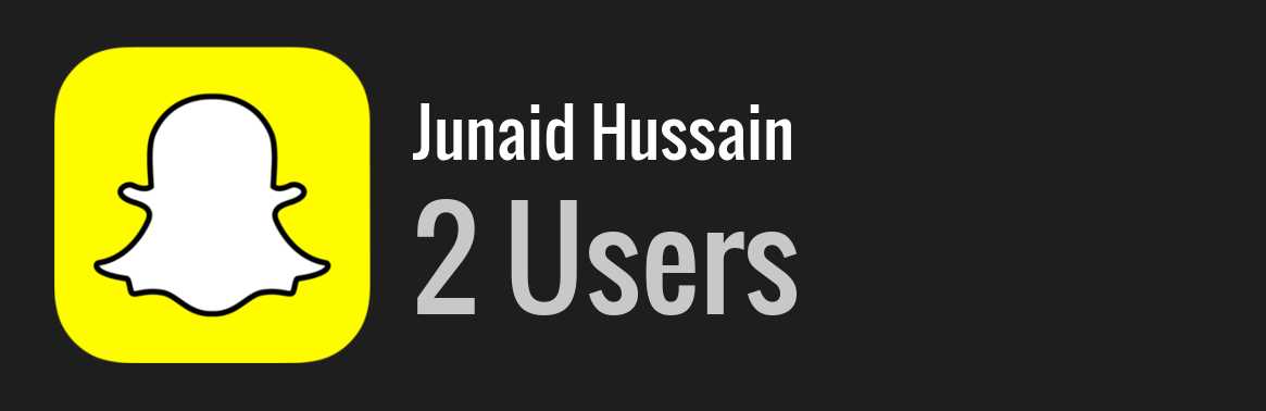 Junaid Hussain snapchat