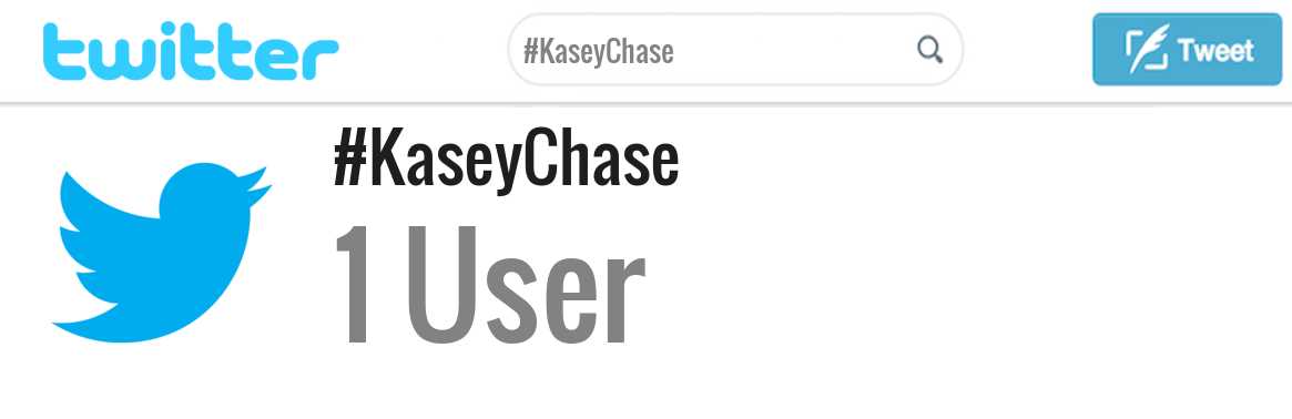 Kasey Chase twitter account