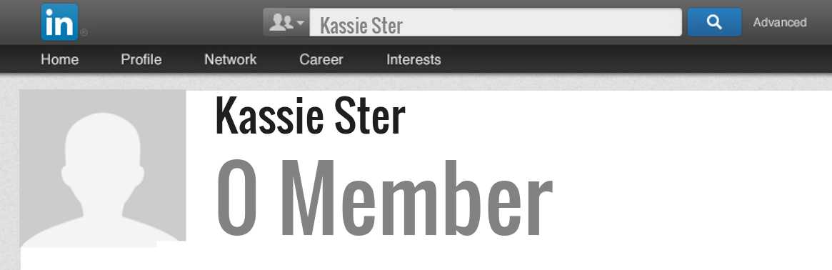 Kassie Ster linkedin profile