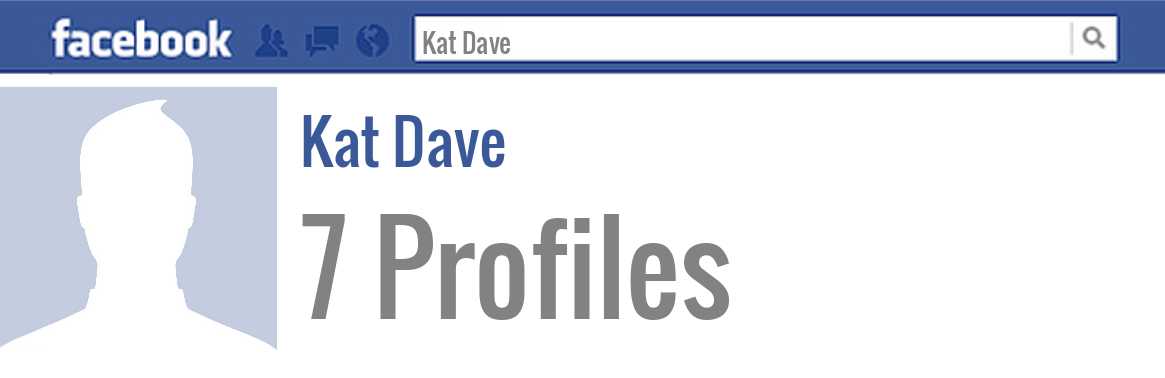 Kat Dave facebook profiles