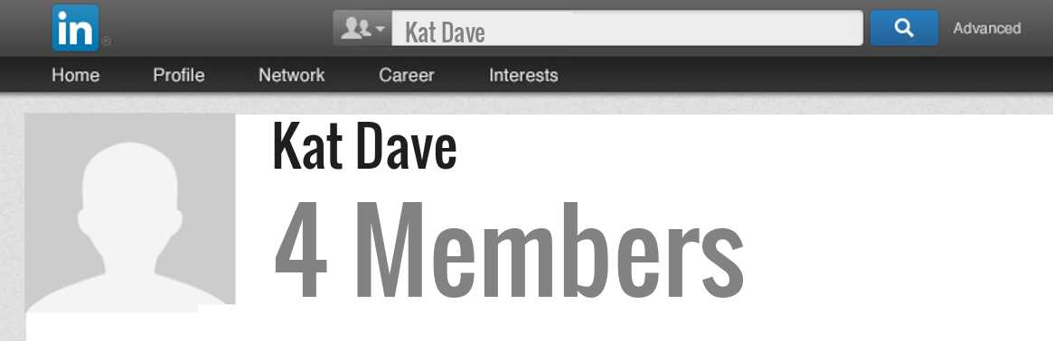 Kat Dave linkedin profile