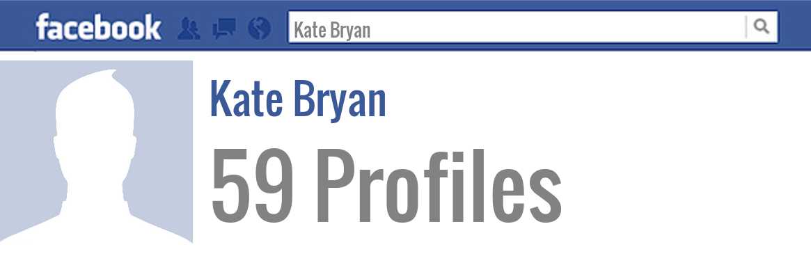 Kate Bryan facebook profiles