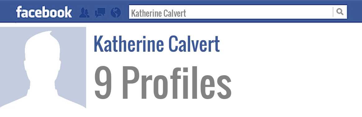 Katherine Calvert facebook profiles