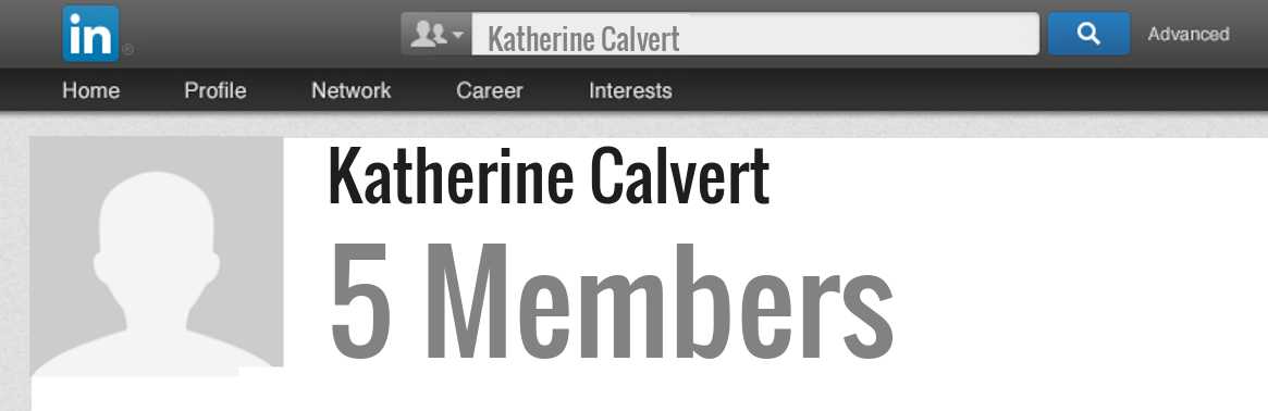 Katherine Calvert linkedin profile