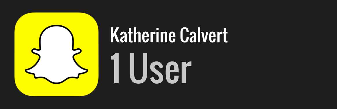 Katherine Calvert snapchat