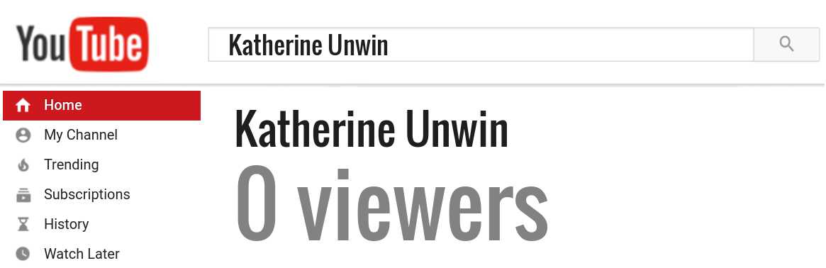 Katherine Unwin youtube subscribers