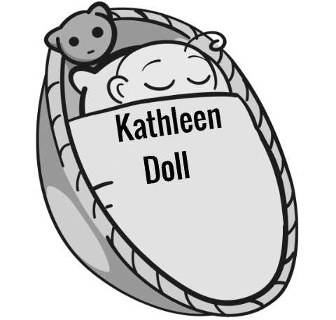 Kathleen Doll sleeping baby