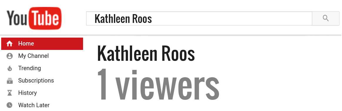 Kathleen Roos youtube subscribers