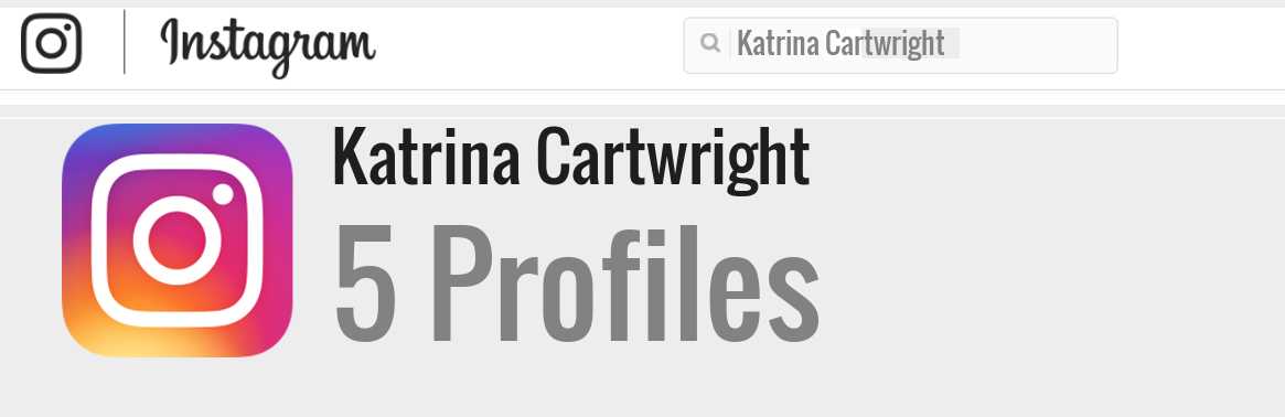 Katrina Cartwright instagram account