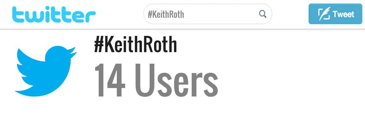 Keith Roth twitter account