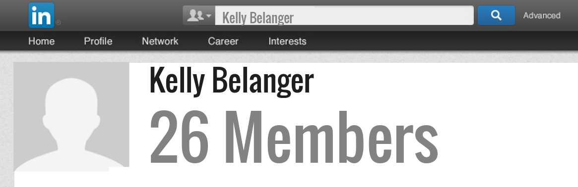 Kelly Belanger linkedin profile