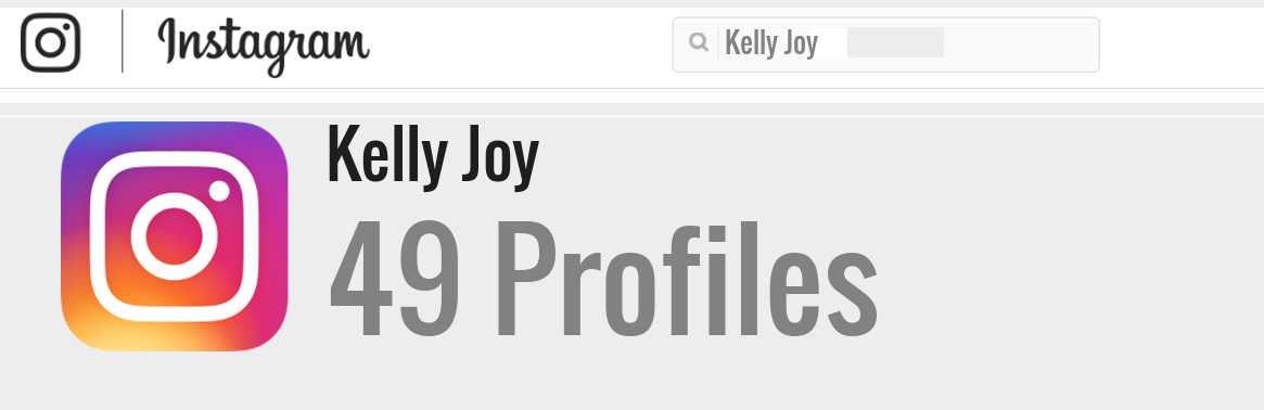 Kelly Joy instagram account