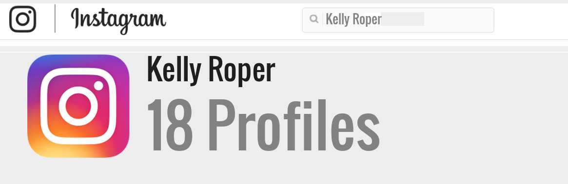 Kelly Roper instagram account