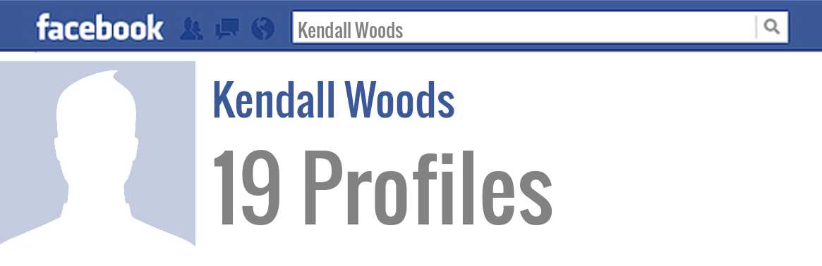 Kendall Woods facebook profiles