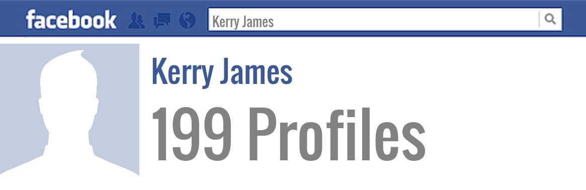 Kerry James facebook profiles