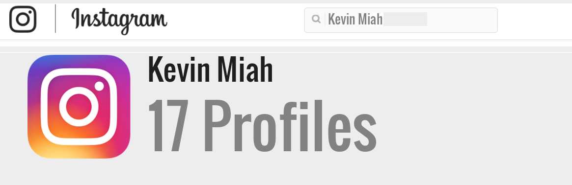 Kevin Miah instagram account