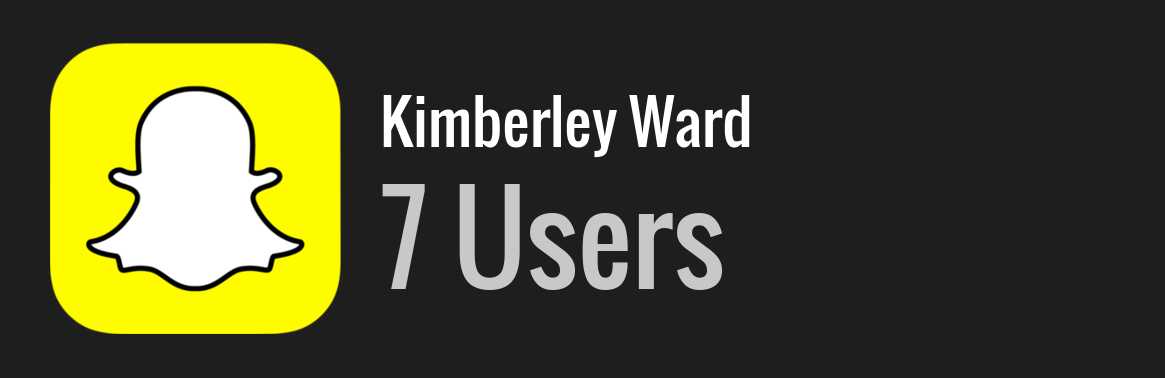 Kimberley Ward snapchat