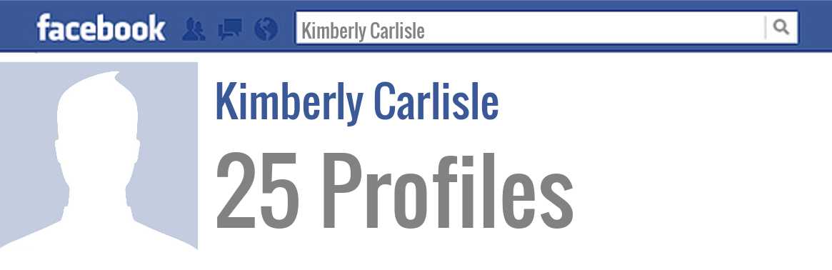 Kimberly Carlisle facebook profiles