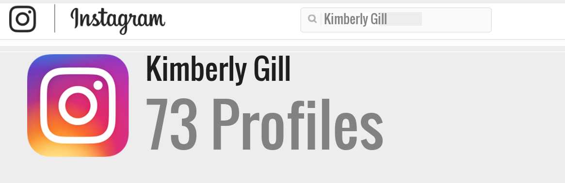 Kimberly Gill instagram account