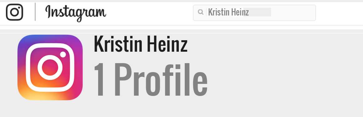 Kristin Heinz instagram account