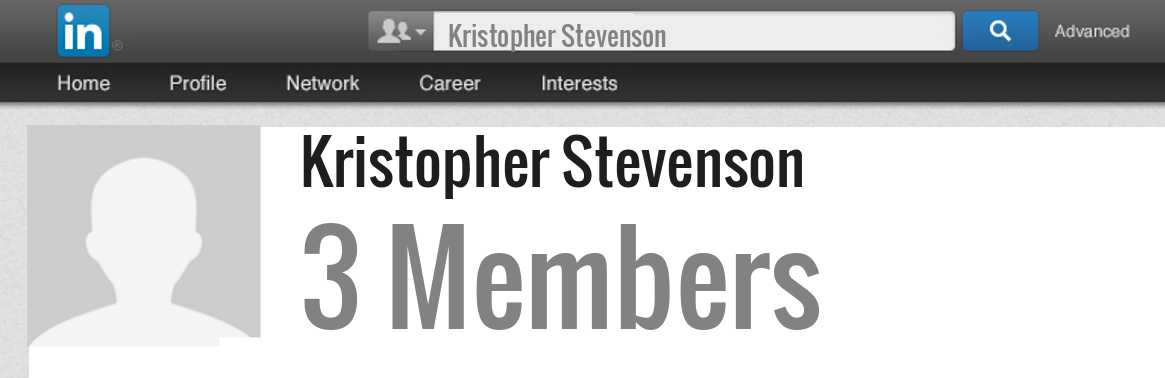 Kristopher Stevenson linkedin profile