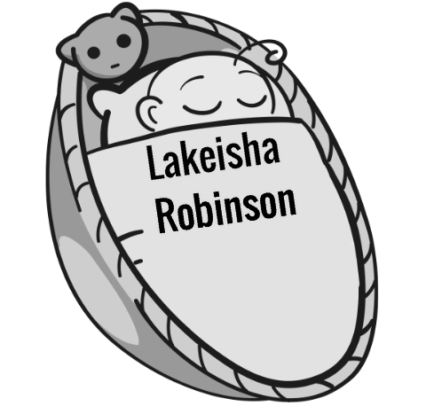Lakeisha Robinson sleeping baby