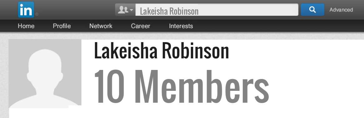 Lakeisha Robinson linkedin profile