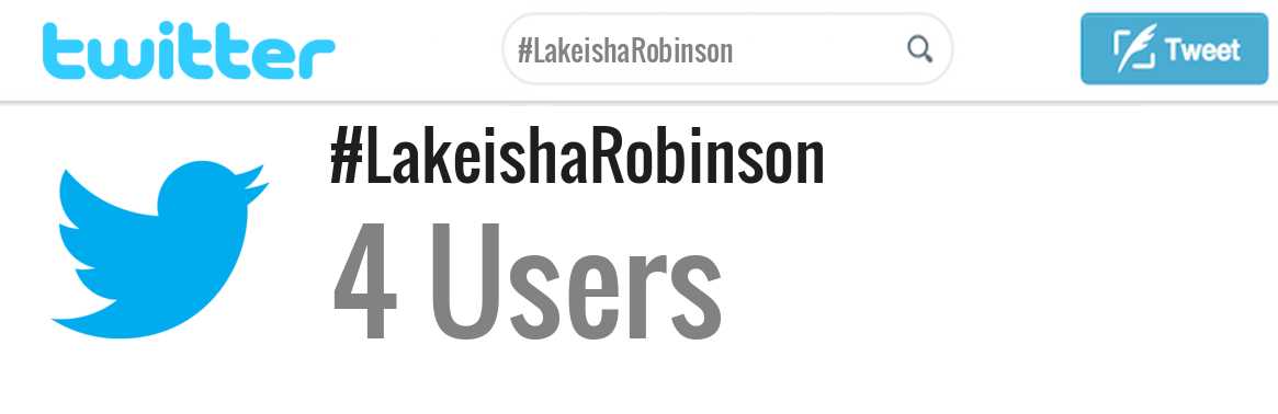 Lakeisha Robinson twitter account