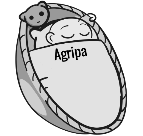 Agripa sleeping baby