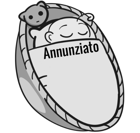 Annunziato sleeping baby