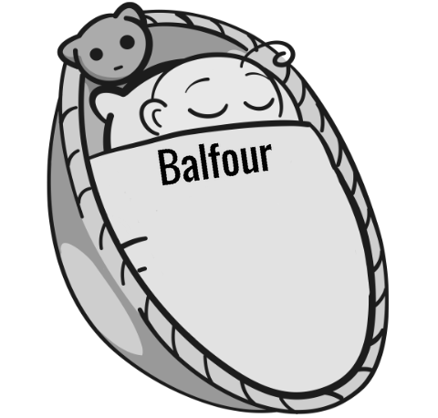 Balfour sleeping baby