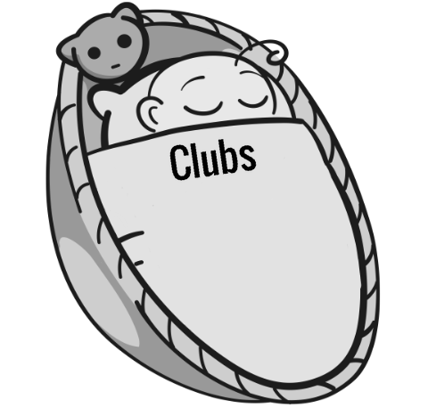 Clubs sleeping baby