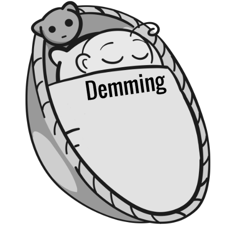 Demming sleeping baby