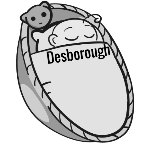 Desborough sleeping baby