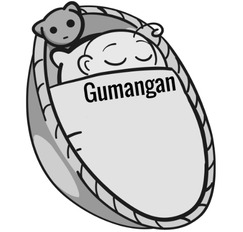 Gumangan sleeping baby