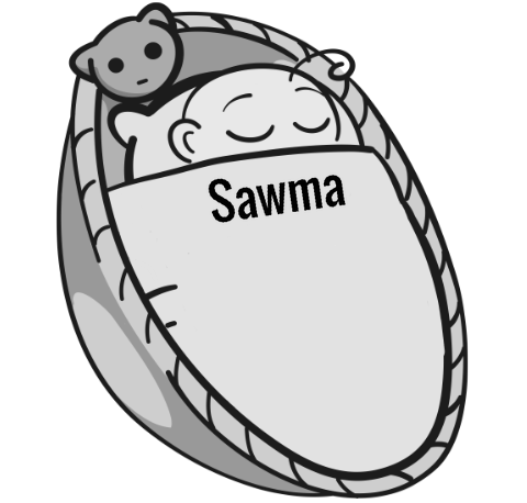 Sawma sleeping baby