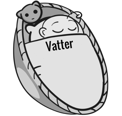 Vatter sleeping baby