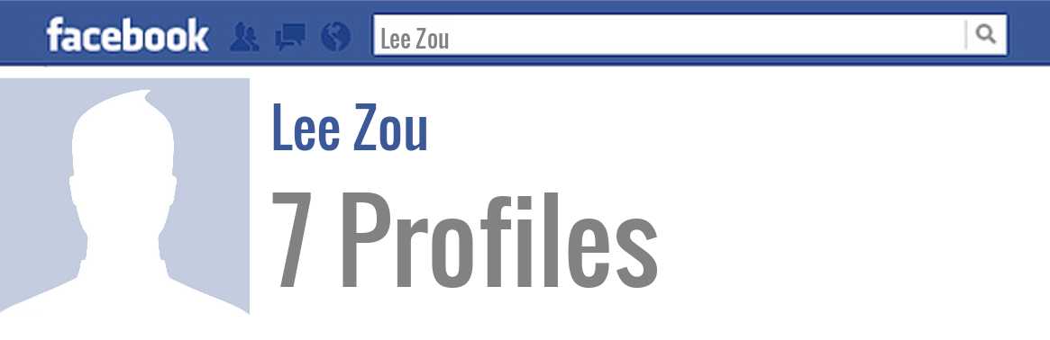 Lee Zou facebook profiles