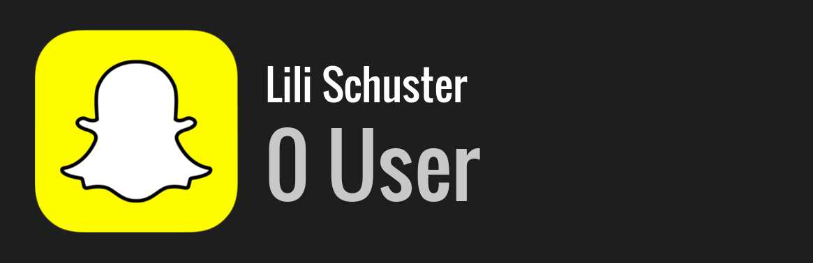 Lili Schuster snapchat