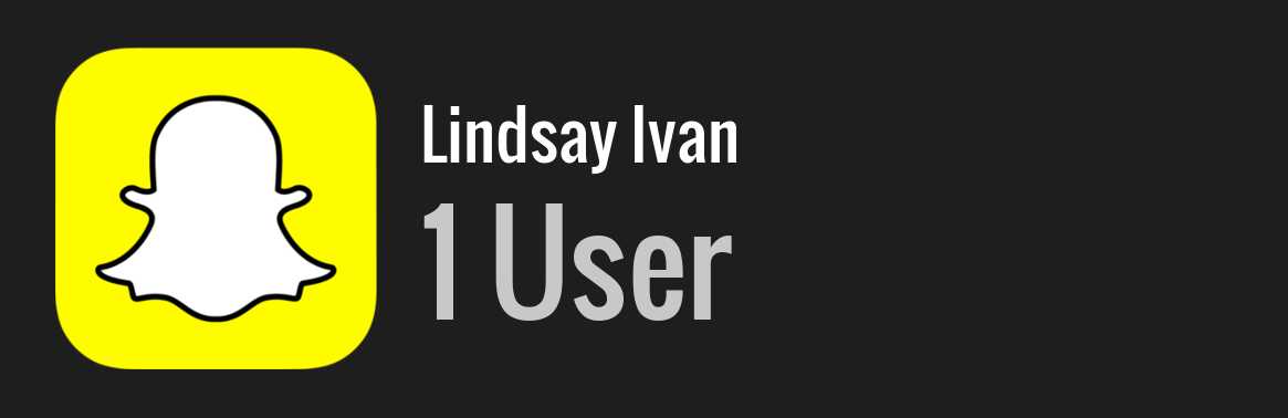 Lindsay Ivan snapchat