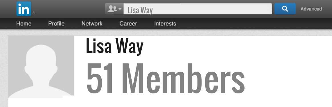 Lisa Way linkedin profile