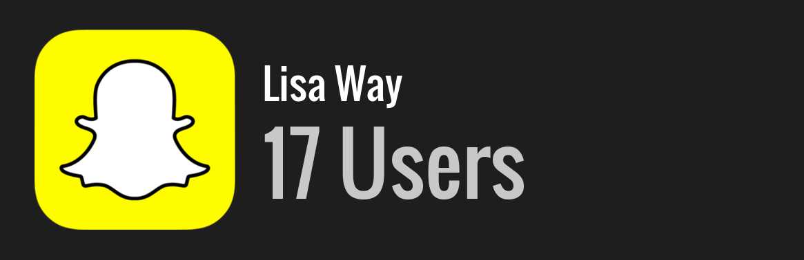 Lisa Way snapchat