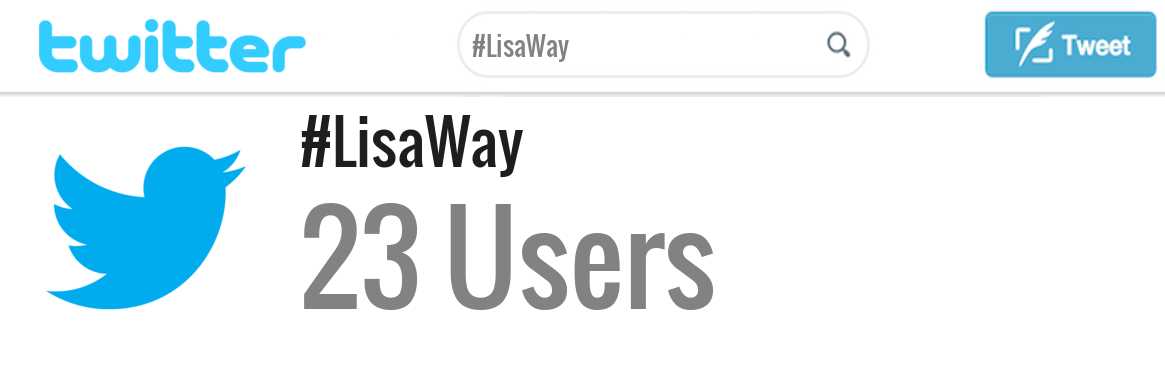 Lisa Way twitter account