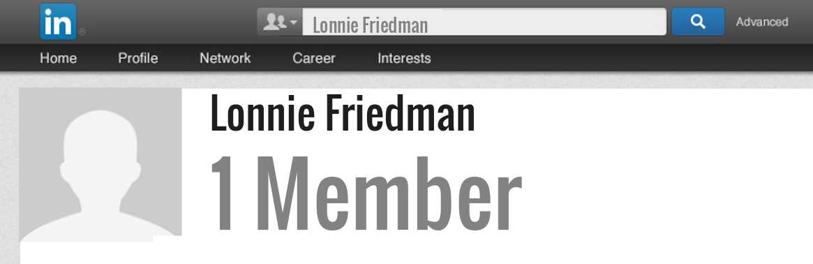 Lonnie Friedman linkedin profile